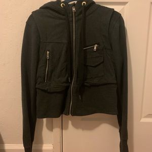 lulu lemon jacket bright yellow and grey